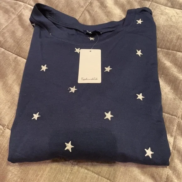 Splendid Long Sleeve Star Top NWTS - Picture 2 of 10